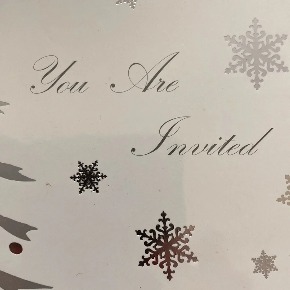 Christmas Party Invitations Bundle NWT